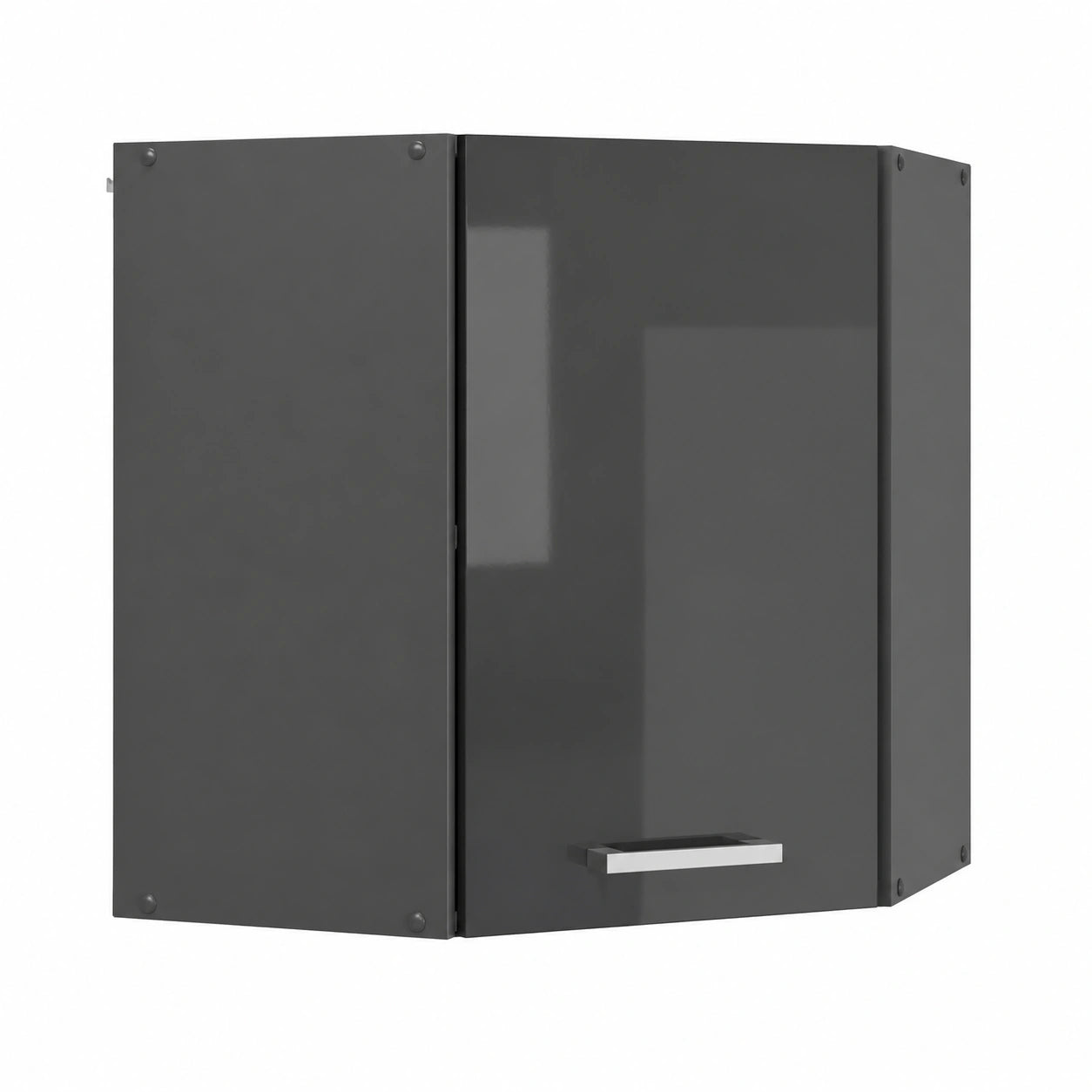 Vicco R-Line Eckschrank, Hochglanz Anthrazit, 57 cm, modular kombinierbar