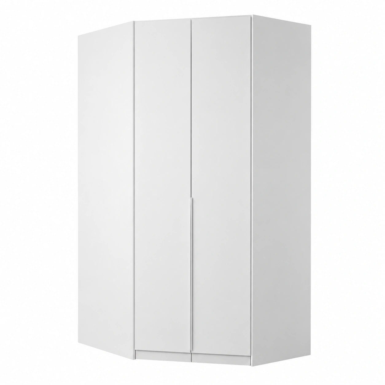 Rauch Möbel Eckschrank Alabama, 2-türig, Weiß, 117 cm - Vielseitiger Kleiderschrank für jedes Zimmer