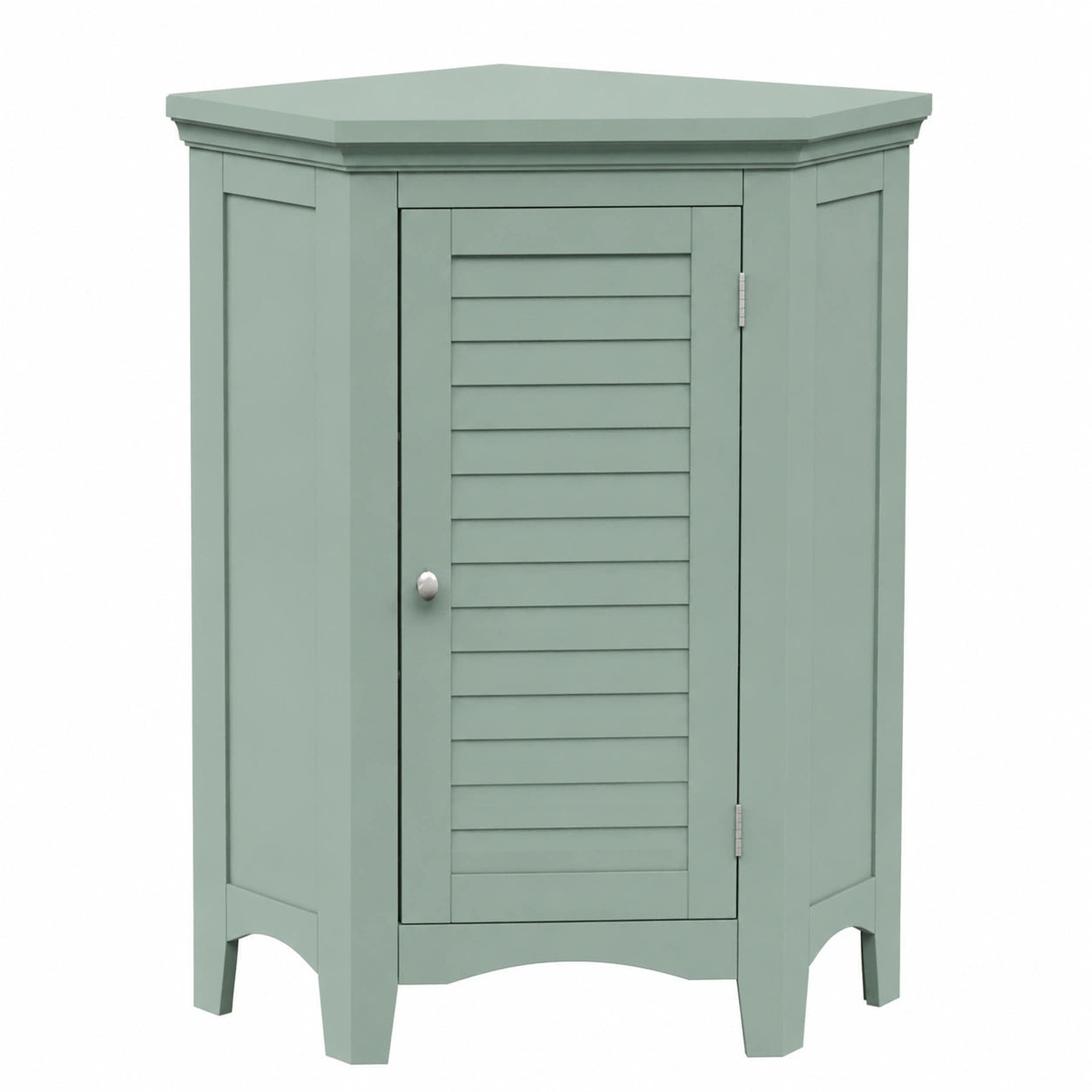Teamson Home Glancy Eckvitrine, salbeigrün