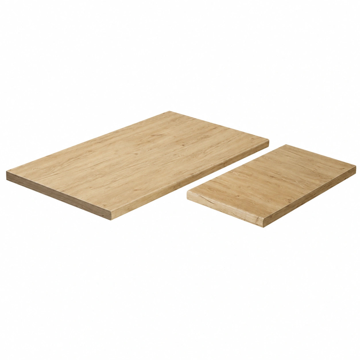 Vicco Arbeitsplatte R-Line Eiche Goldkraft, 114 cm, passend für Eckschränke 87x87, ideal für Unterschränke