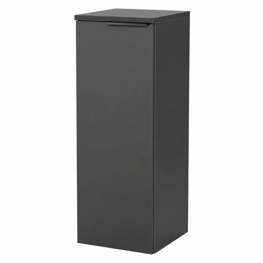 FACKELMANN Midischrank Luna mit Soft-Close, 30,5x83x32 cm, Anthrazit, Türanschlag wählbar