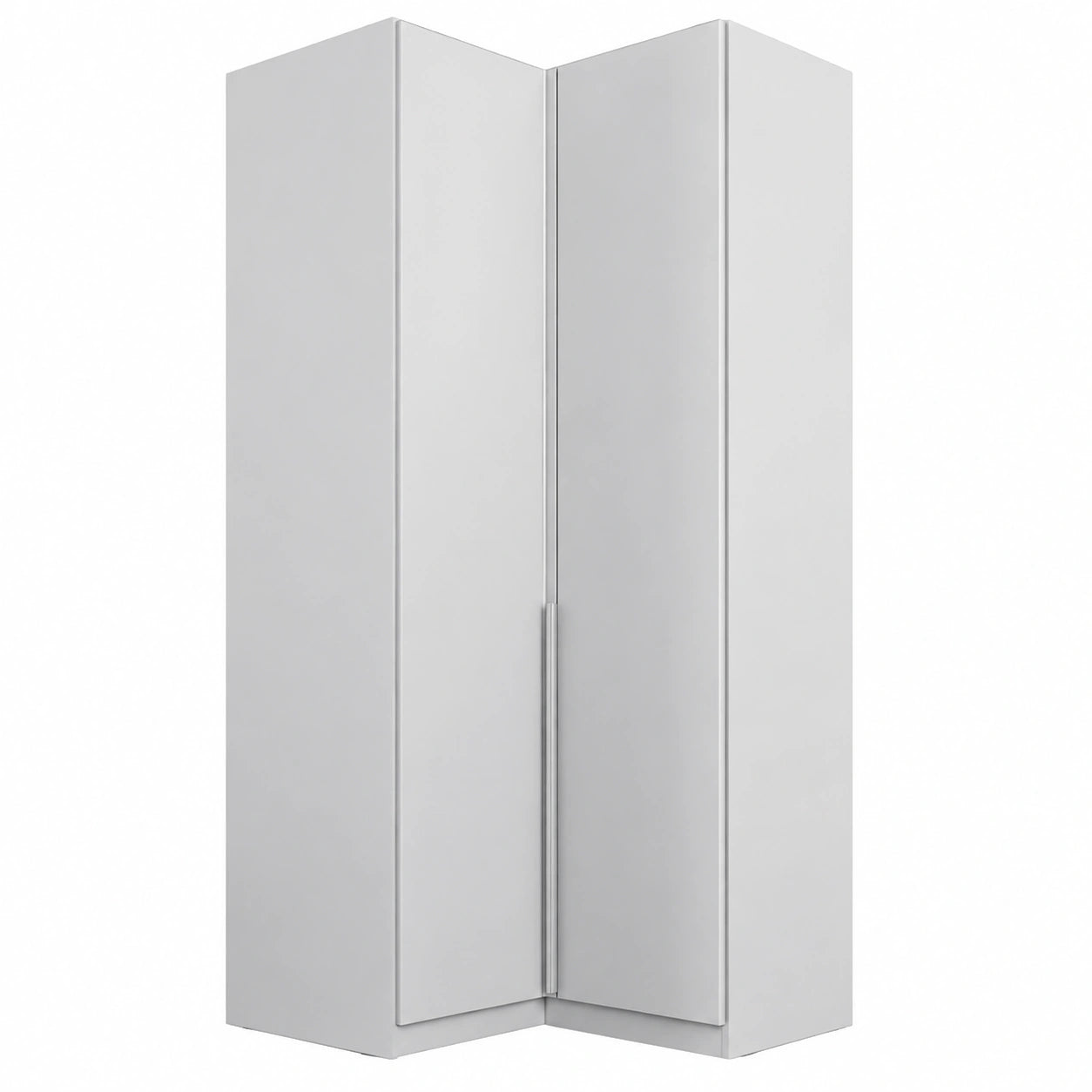 Rauch Möbel Eckschrank Alabama, 2-türig, seidengrau, 100 cm, für Schlafzimmer und Flur